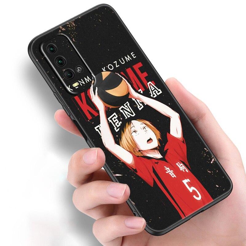 Kozume Kenma Haikyuu аниме силиконовый чехол для телефона для Xiaomi Redmi Note 11 10 9 8 Pro 11T 10T 10S 9S 8T 9 9A 9C 9T черный мягкий чехол