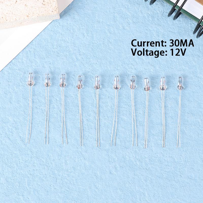 10 шт. Лампочки для подсветки приборной панели автомобиля | Лампочки для приборной панели автомобиля T3 Светодиодные лампочки для подсветки приборной панели | 12-вольтовые светодиодные лампочки для подсветки приборной панели автомобиля