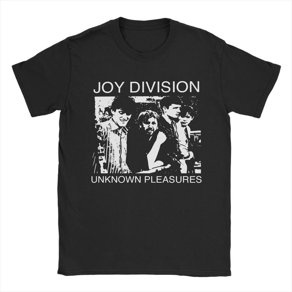 Men Women Joy Division Rock Music T Shirts Unknown Pleasures Pure Cotton Clothing Casual Short Sleeve O Neck Tees Summer T-Shirt