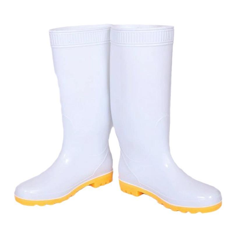 Rain Boots Food Boots Food Factory Work Boots PVC Rain Boots Men's Shoes High Tube Farm Water Shoes