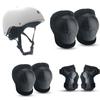 Kids Skateboarding Safety Gear Set With Helmet Knee Elbow Wrist Guards Roller Skating Scooter Cycling Outdoor Sports