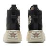 Converse Run Star Hike Трендовые Универсальные Высокие Кеды из Канваса Унисекс Черные и Серые