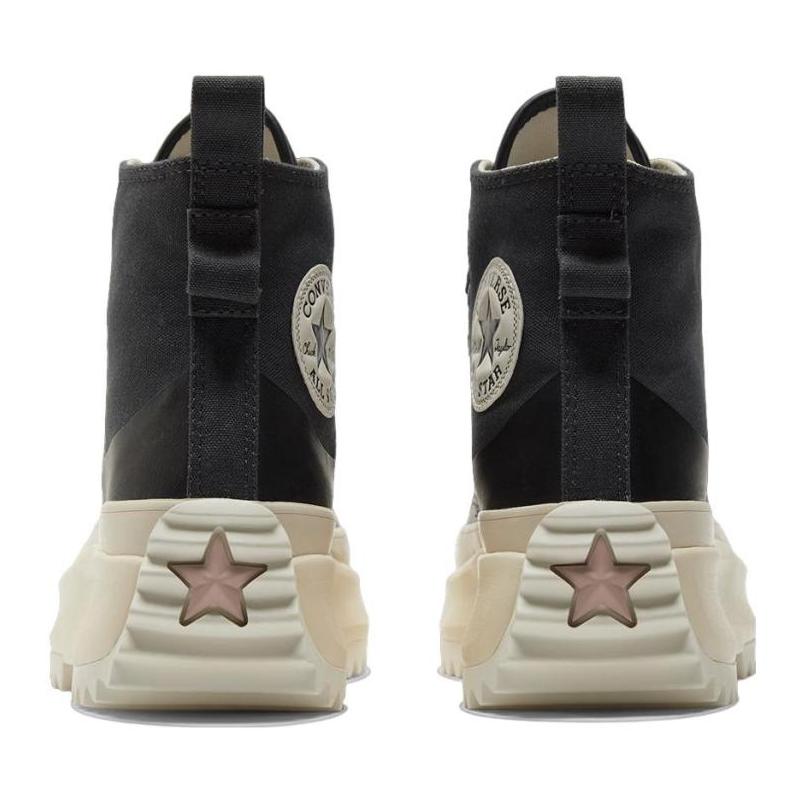 Converse Run Star Hike Трендовые Универсальные Высокие Кеды из Канваса Унисекс Черные и Серые