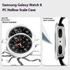 Чехол для корпуса ПК для Samsung Galaxy Watch 8 44 мм Аксессуары Защитная пленка для экрана Бампер Корпус Полый циферблат Для Samsung Watch 8 40 мм чехол