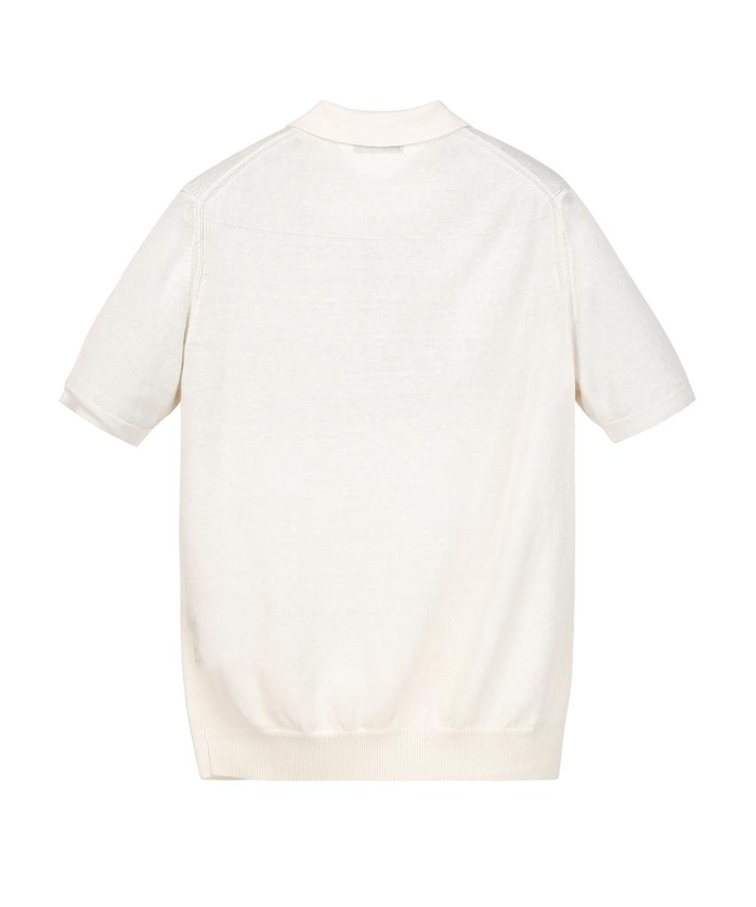 Jilseutyueoteunyuyogmaen Silk Blend Linen Collar Knit - Light Beige (Jnsw6B703I1)