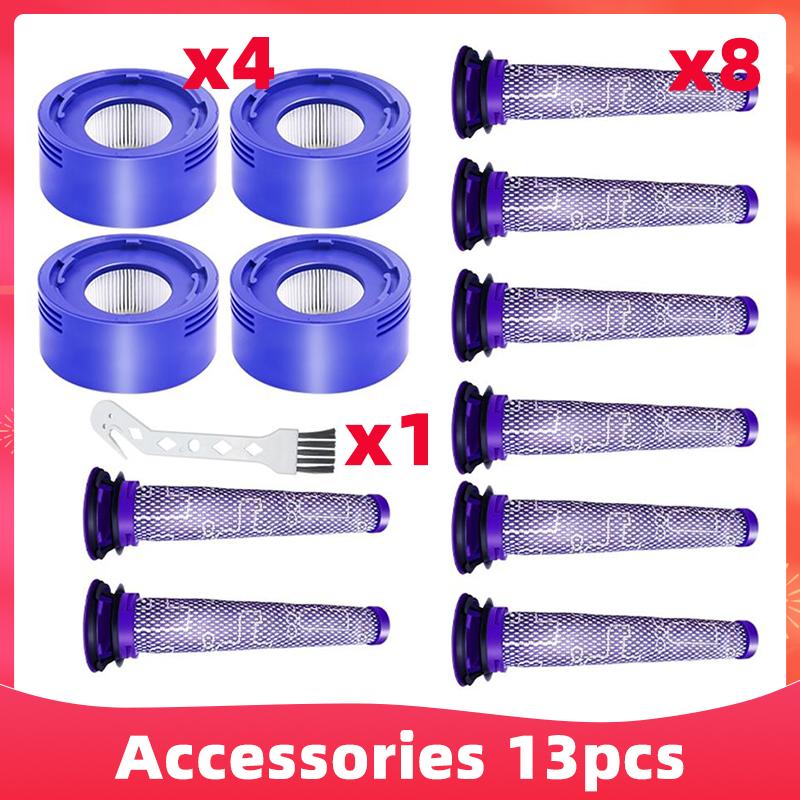 Подходит для Dyson V7 V8 SV10 SV11 Motorhead Animal / Absolute Предварительный фильтр Пост-фильтр Запчасти и аксессуары для пылесоса