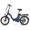 Folding E-bike CY20 350W Motor 36V12AH Removable Lithium Battery Electric Bike Adult 7 Speed 20-inch Tire Snow Electric Bicycle