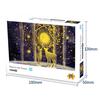 1000 Pieces Deep Forest Elk Paper Jigsaw Puzzle Landscape for Adults Kids Educational Game Play Toys