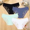 4Pcs/Set Transparent Lace Floral Underwear Seamless Triangle Underwear Sexy Close Fitting Panties For Women Comfy Panty