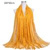 Women Girls Headwear Headscarf Luxury Head Scarves Hijab Shawl Scarf Hollow Tassel Scarf Head Wrap
