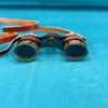 Maritime Brass Binocular Nautical  Spyglass Scope with Genuine Leather Box Hanging  Nautical  Monocular