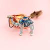 New Product Recommendation Xinjiang Silk Road Ethnic Characteristic Travel Craft Gifts Diamond-encrusted Camel Keychain Ornament