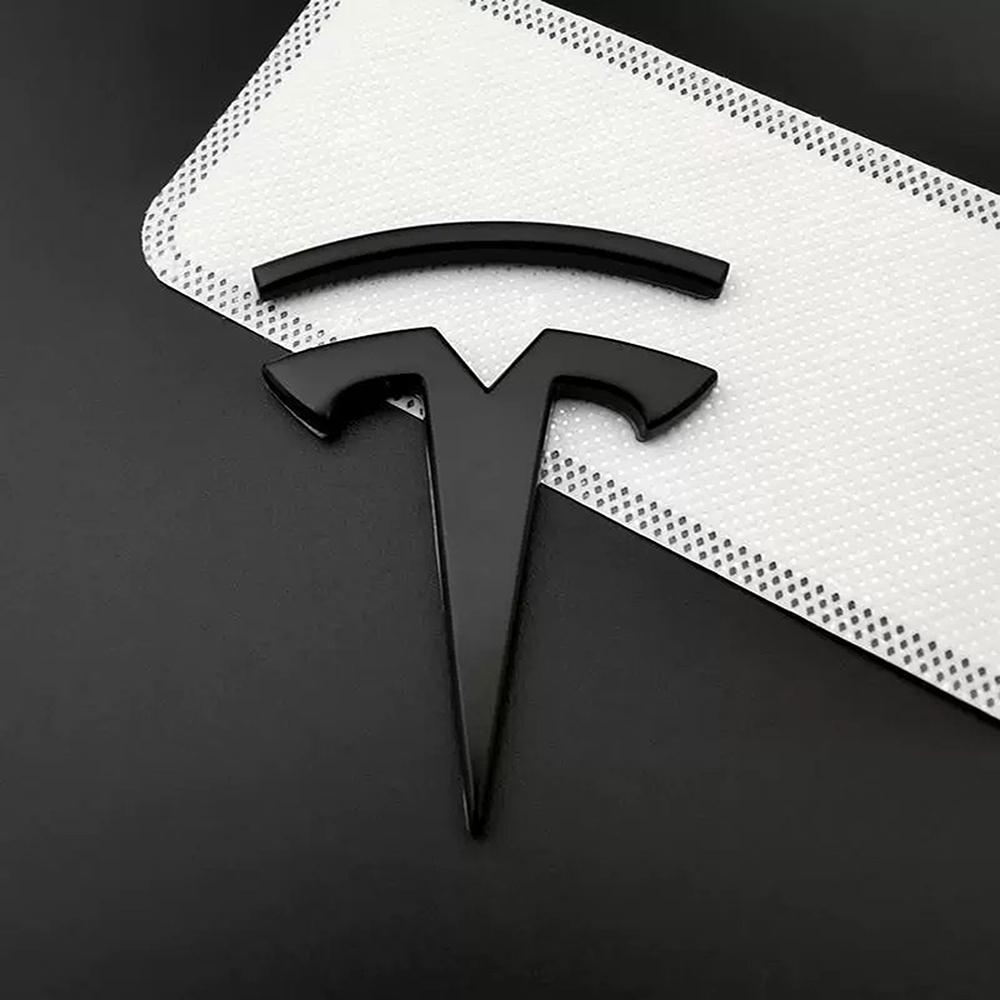 Премиальная Металлическая Наклейка Логотип Автомобиля Tesla 3D Эмблема Значок Декаль Декор Кузова Крыла Багажника Автомобиля для Всех Моделей Tesla