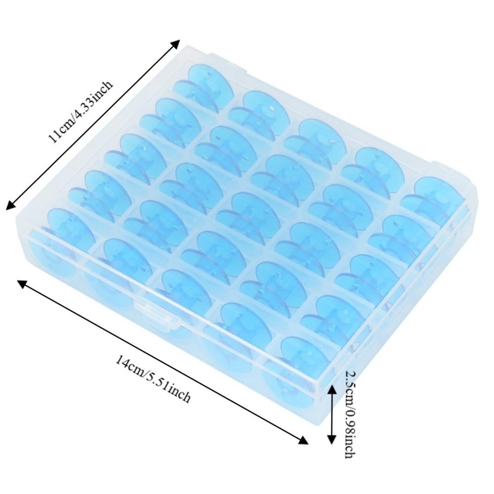25pcs With Organizer Plastic Spool Plastic Sewing Machine Accessories DIY Sewing