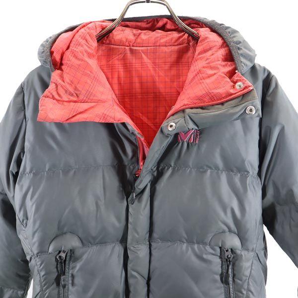 Millet Двусторонняя пуховая куртка S Серая x красная Женская Б/У