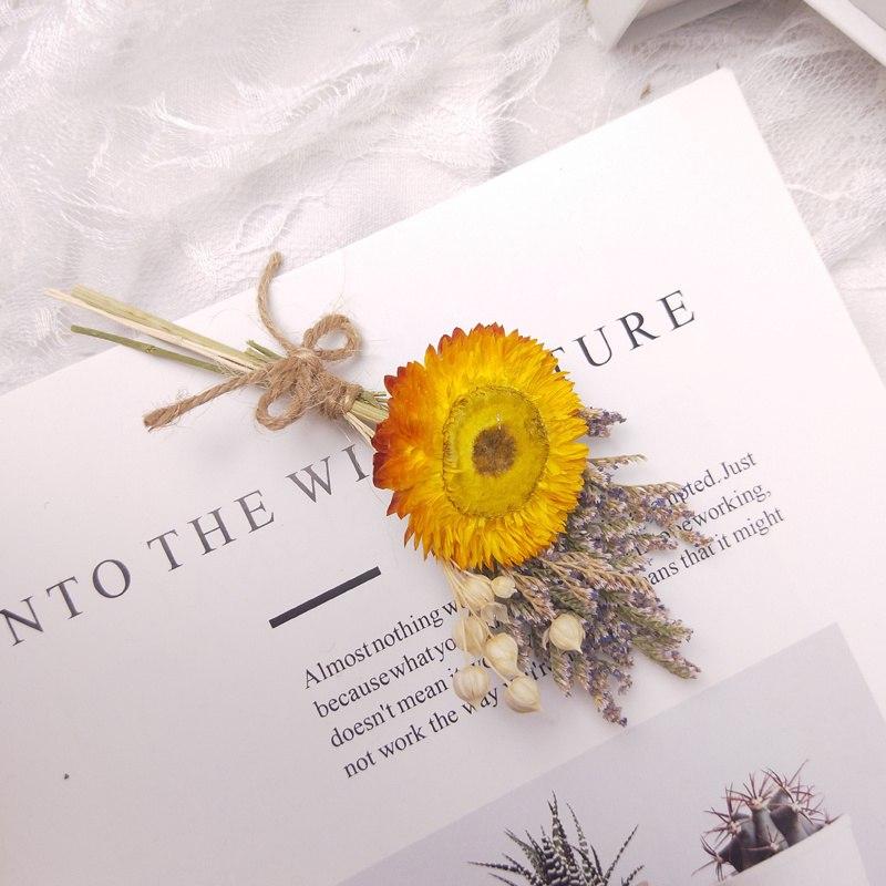 Украшение сушеных цветов букет роз реквизит для съемки мини DIY материал