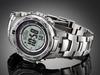 Casio Мужские цифровые кварцевые часы с будильником, водонепроницаемые до 100 м, из нержавеющей стали PRW-3100T-7