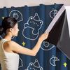Утолщенные светонепроницаемые шторы Водонепроницаемые затемняющие занавески Милые шторы без сверления Гостиная