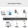 HUAMAI 16-Port Cat5 IP KVM Video Switcher CN plug (adapter included)