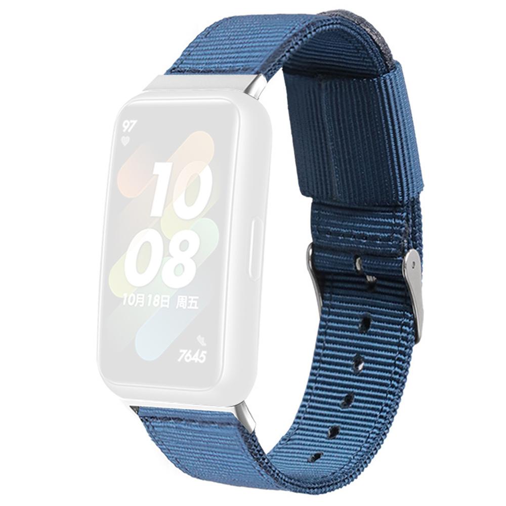For Honor Band 10 / 9 Woven Nylon Watch Band Pin Buckle Strap