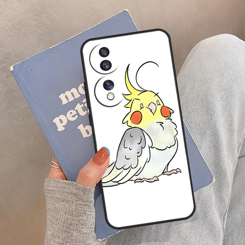 Мультяшный Животный Пухлый Какаду Чехол Для Honor Magic 8 7 6 5 Pro Чехол Для Honor 400 200 X9c X9b X9a X8a X8b 50 70 90 Lite