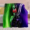Фланелевое одеяло Kamen Rider – Мягкое, теплое, идеально подходит для диванов, постельного белья, кемпинга, путешествий, офиса и домашнего декора – QJY