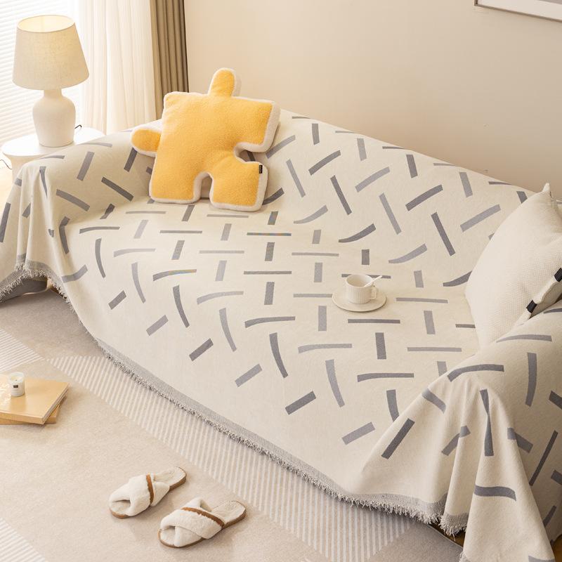 Полотенце для дивана из синели, ткань с полным покрытием, универсальное нецарапающееся одеяло на четыре сезона, скандинавский кожаный чехол для дивана для небольшой квартиры