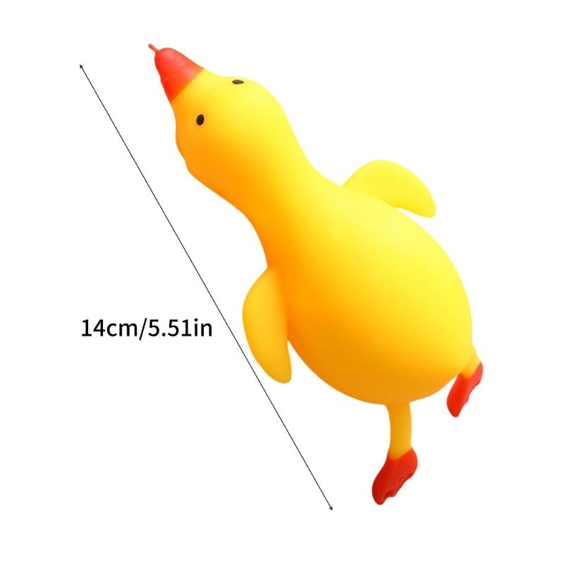 Adorable Duck Shaped Adorable Sensory Toy For Stress Anxiety Relief Safe Durable Silicone Material Kids Adults Gift
