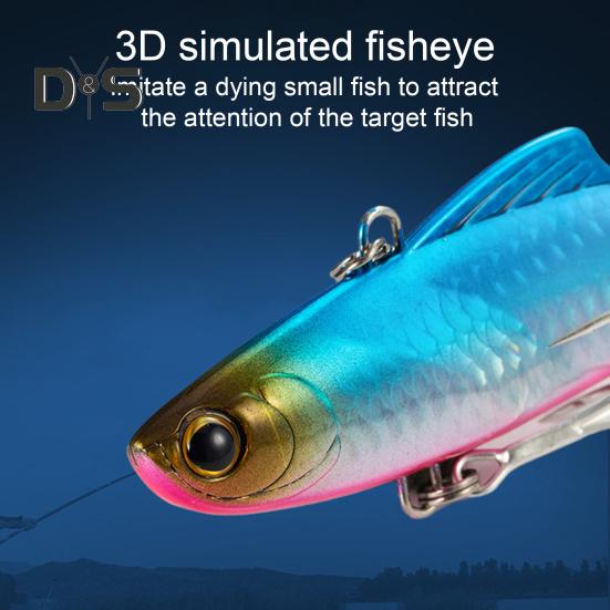 Рыболовная приманка VIB 10 см/33 г с крючками, тонущая светоотражающая 3D жесткая искусственная приманка для ловли пресноводной соленой форели, окуня, судака, аксессуары