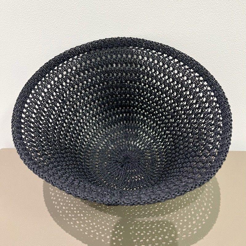 Дышащая полая шляпа-ведро, тонкая шляпа-ведро, женская складная шляпа