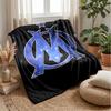 Olympique de MarseillePrinted Flannel Blanket Cozy Skin-Friendly Warm Throw for Couch Bed Indoor Daily Use