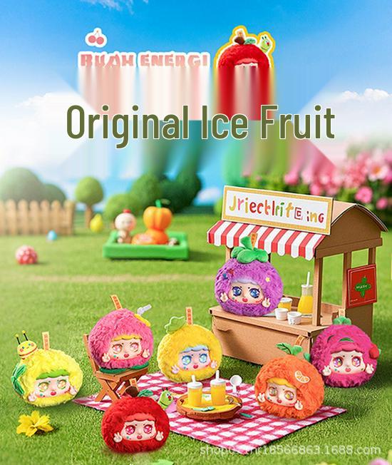 Трансграничные Фигурки Плюшевых Игрушек: Подарочный набор: Подушка и Тканевая кукла с милым фруктовым дизайном, слепые коробки