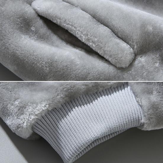 Мужской зимний жилет из мягкого плюша из искусственного меха с капюшоном без рукавов, утолщенный карман на молнии, кардиган больших размеров, мягкий теплый жилет средней длины