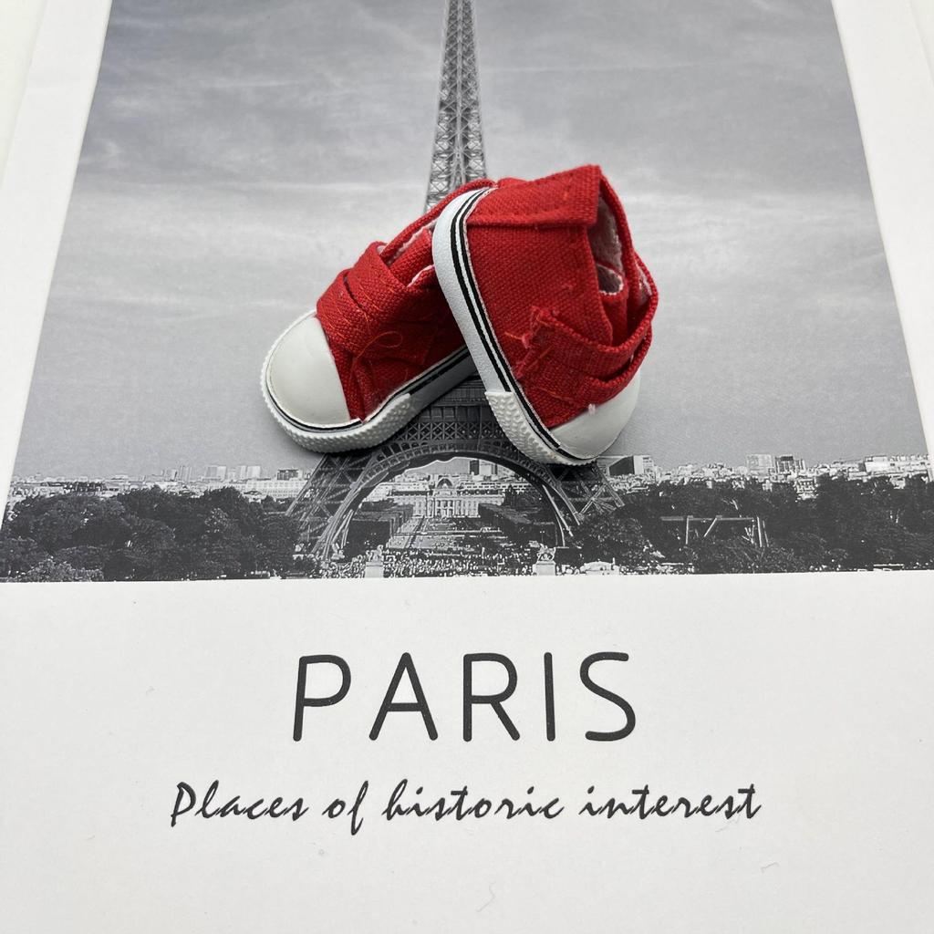 20 см BJD кукольные туфли из парусины с липучками, размер 5 см Мини для кукол SD