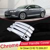 Для Citroen C5 RD TD 2008 2009 2010 2011 2012 2013 2014 2015 2016 2017 Хромированные накладки на дверные ручки Наружная отделка Автомобиль