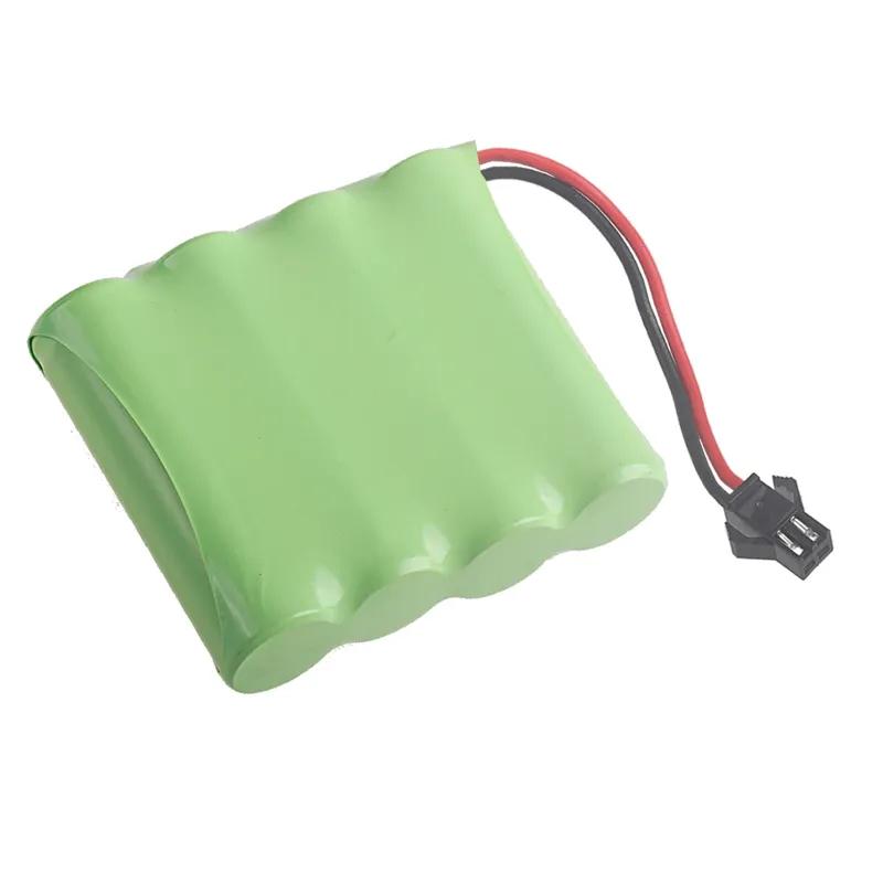 (SM PLUG) 5000mah 4.8V NI-MH Battery With Charger For Rc Toys Cars Tanks Robot Boats Guns NiMH AA 4.8v Rechargeable Battery Pack