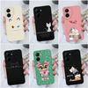 For OPPO Realme GT Master C33 C20 C30 C31 C11 C12 C15 C17 Case Cute Cartoon Pattern Protective Liquid Silicone Cover For Realme Funda Coque Bumper