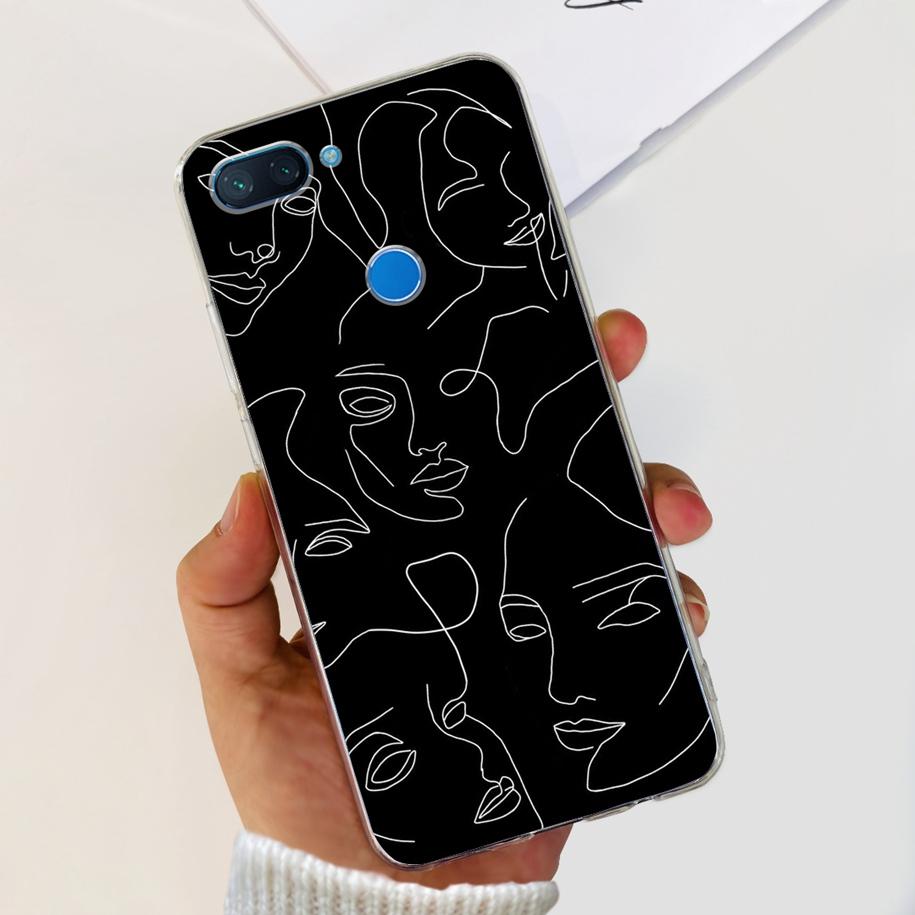Чехол для Xiaomi Mi 8 Lite Модный Мягкий Силиконовый Чехол для Телефона для Xiaomi Mi 8 SE / Mi 8 Pro Mi8 Lite Прозрачный ТПУ Чехол Астронавт Capa