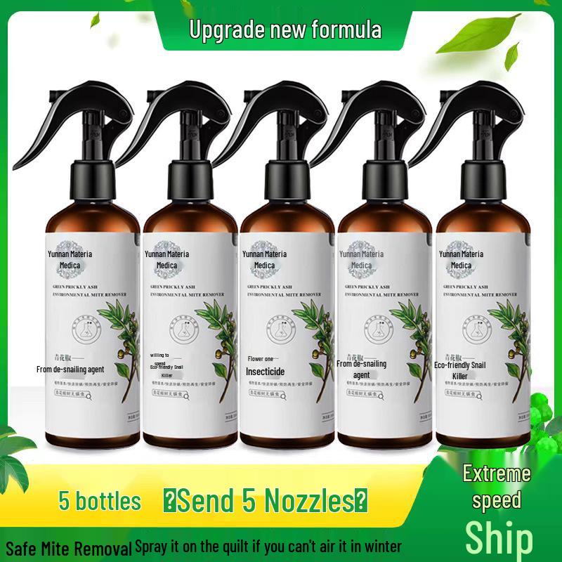 Сычуаньский перец Спрей для удаления клещей без стирки для постельного белья и одежды - Безопасен для беременных женщин и младенцев