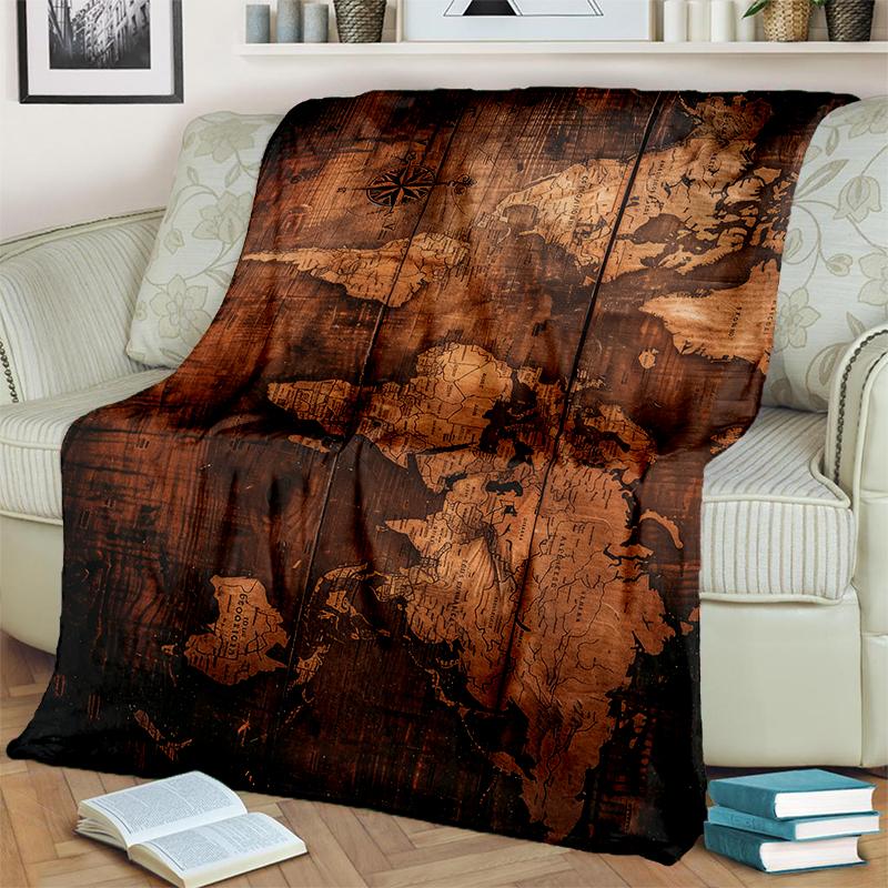 29 Стиль Новое Ретро Морское Морская Карта Компас Одеяло, Мягкое Плед для Дома Спальни Кровати Дивана Путешествий Офиса Покрывало Детское