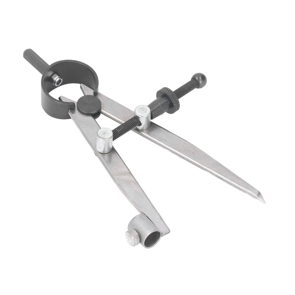 Flat Leg Spring Caliper Carbon Steel Spring Divider Multipurpose Scribing Tool for Woodworking