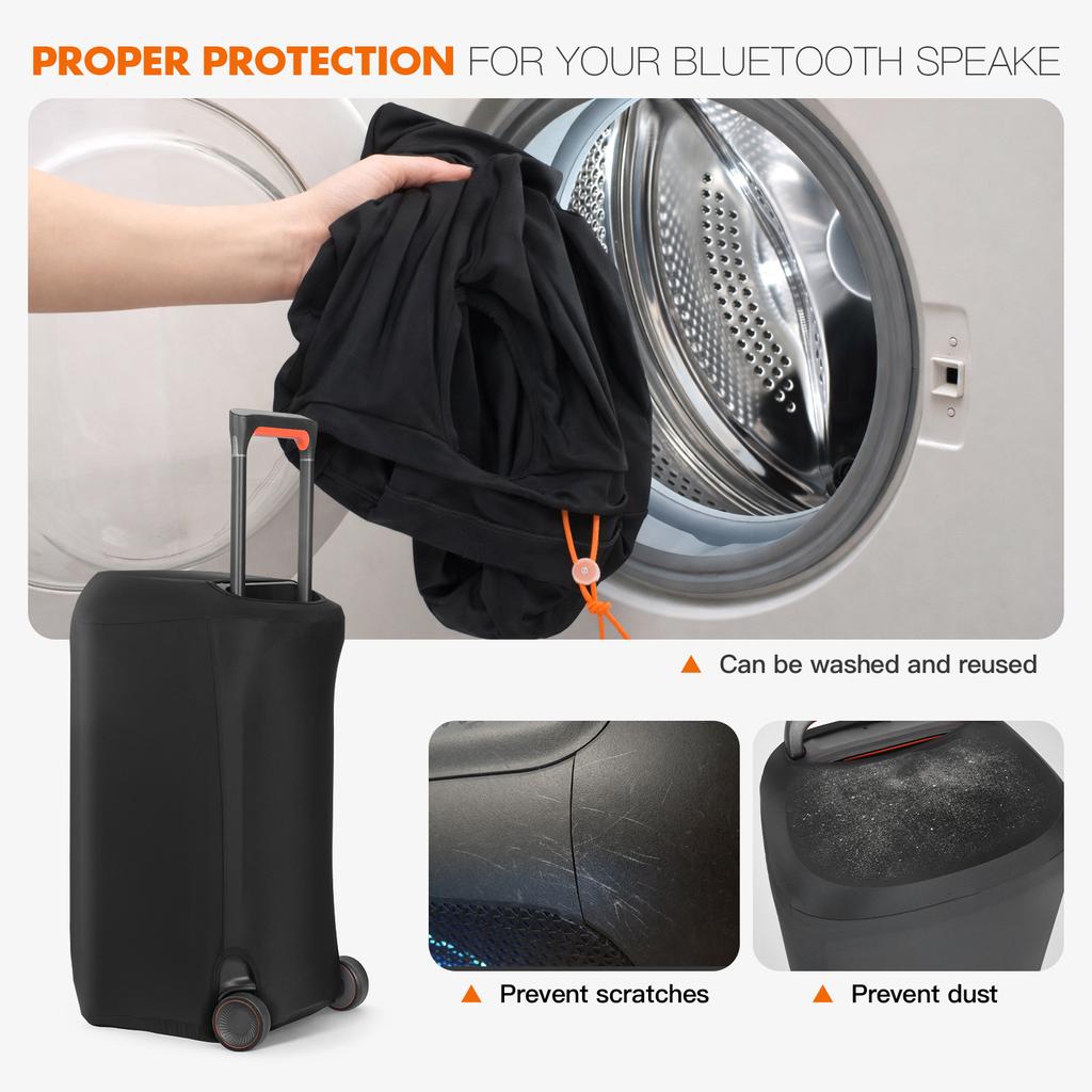 Portable Speaker Dust Cover For JBL PartyBox 320/310 Black Speaker Case Travel Protective Storage Sleeve Speaker Storage Bag
