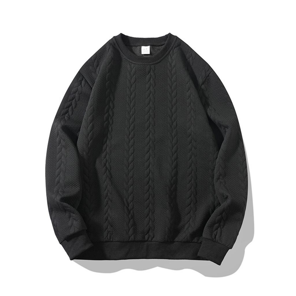 Мужская модная толстовка с круглым вырезом и длинными рукавами для отдыха