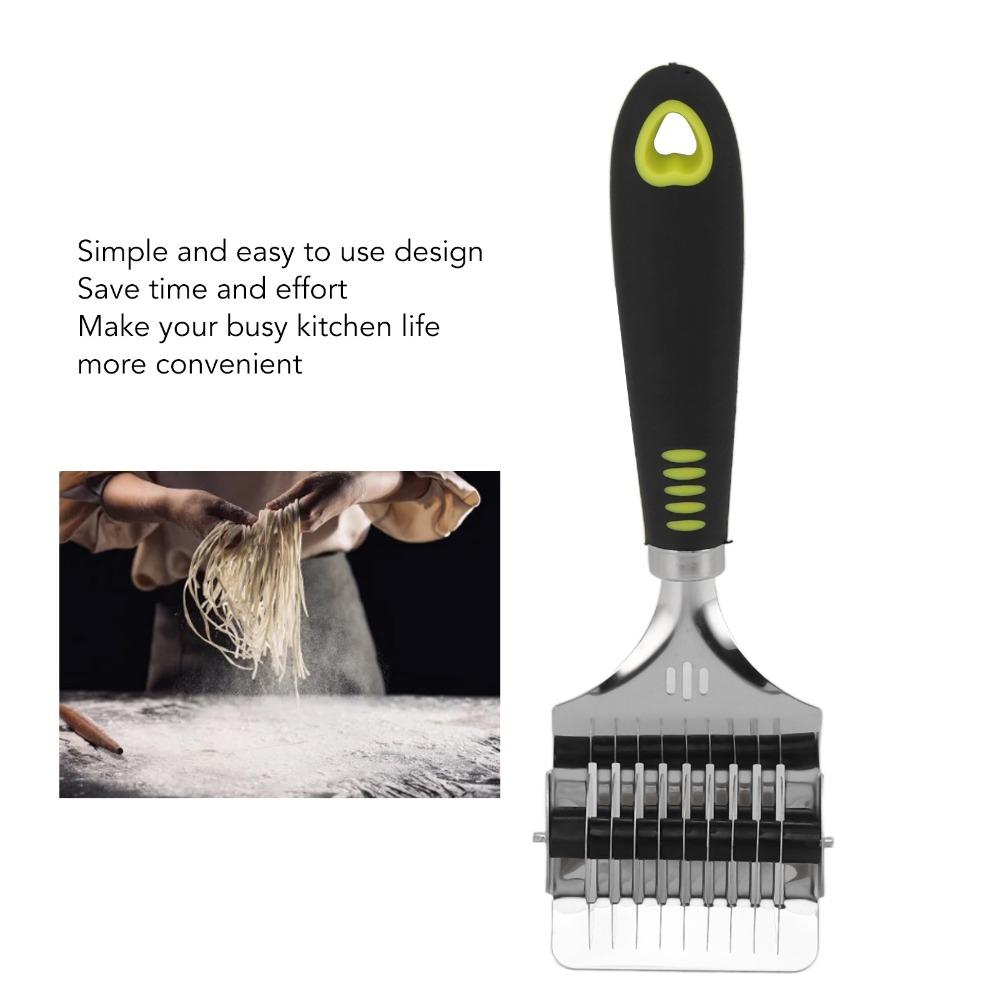Stainless Steel Pasta Roller Cutter Ergonomic Handle Pasta Maker Noodle Cutter Kitchen Cooking