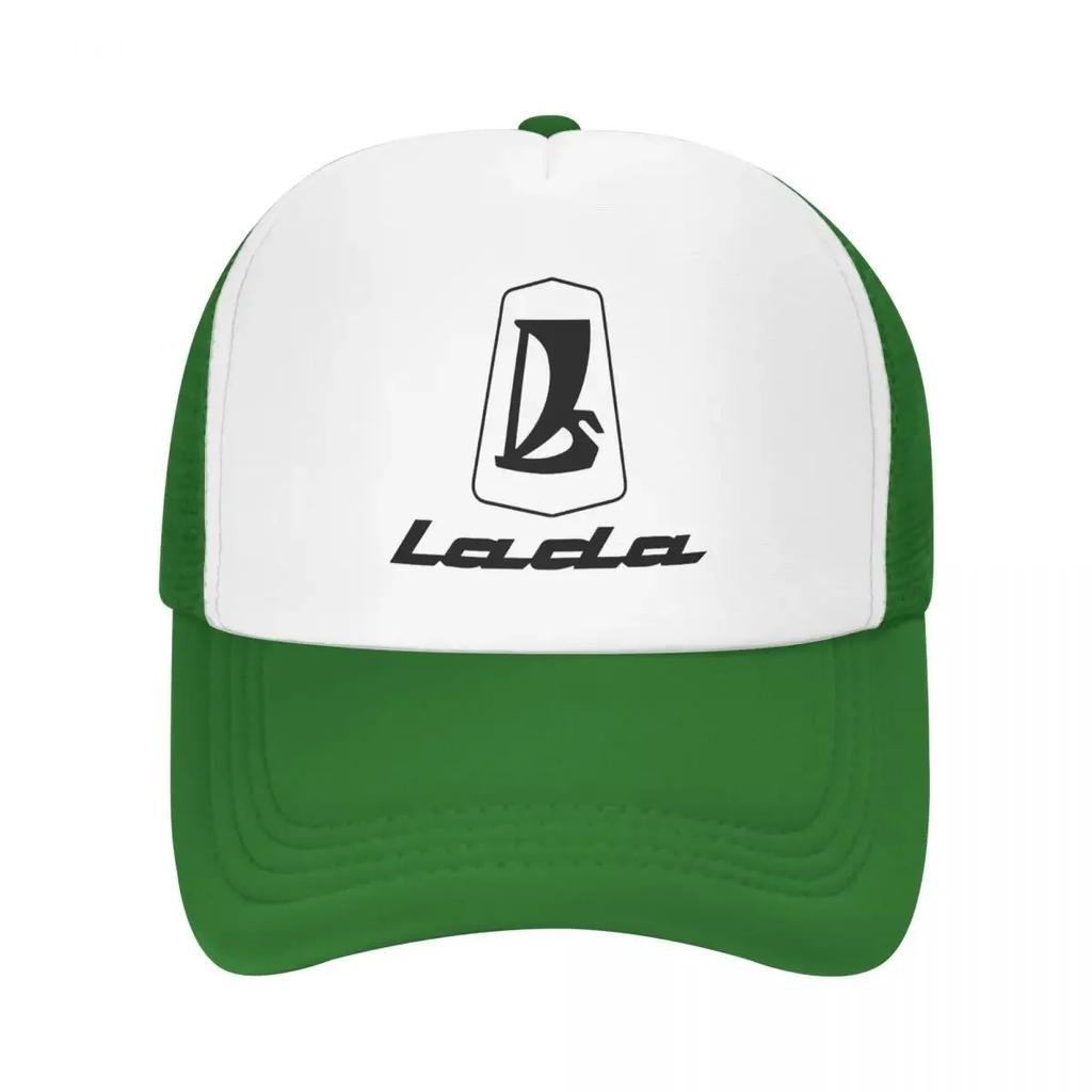 Lada Soviet Union Car Cccp Kopeyka Ussr Vaz Baseball Cap Trucker Hats Breathable Splicing
