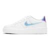 Nike Детские кроссовки Air Force 1 LV8 GS Digital Swoosh Белый Многоцветный Черный CW1577-100