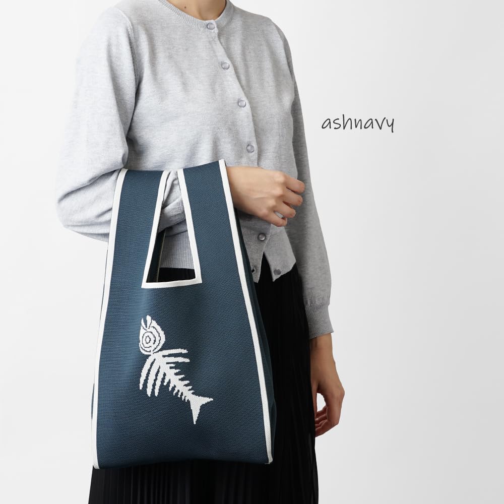 Moomin Knit Marche Bag Tote Bag [Moomin] RMKC-01