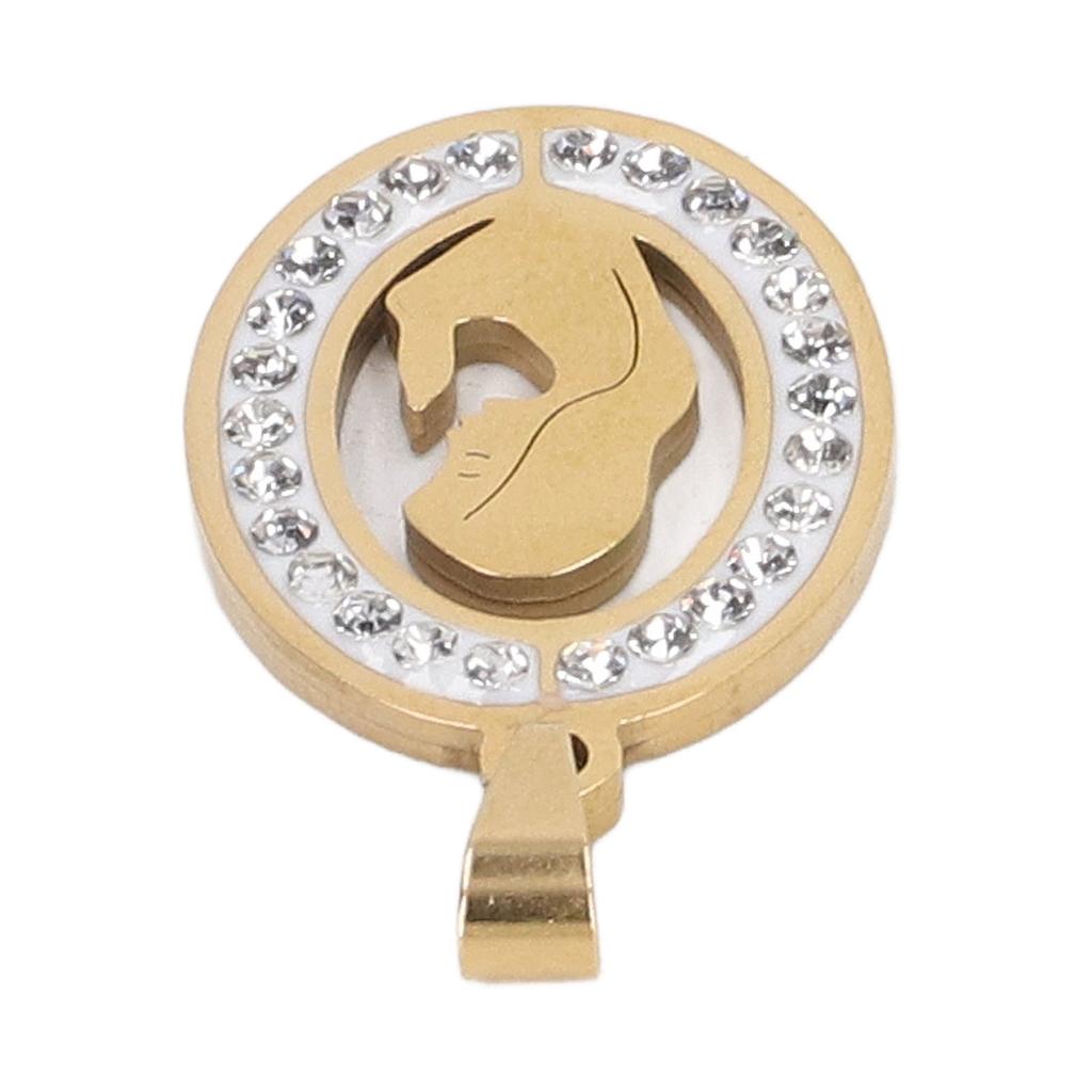 Подвеска Девы Марии Изысканная резьба Титановая сталь Ювелирные изделия Девы Марии для мужчин и женщин Повседневная одежда