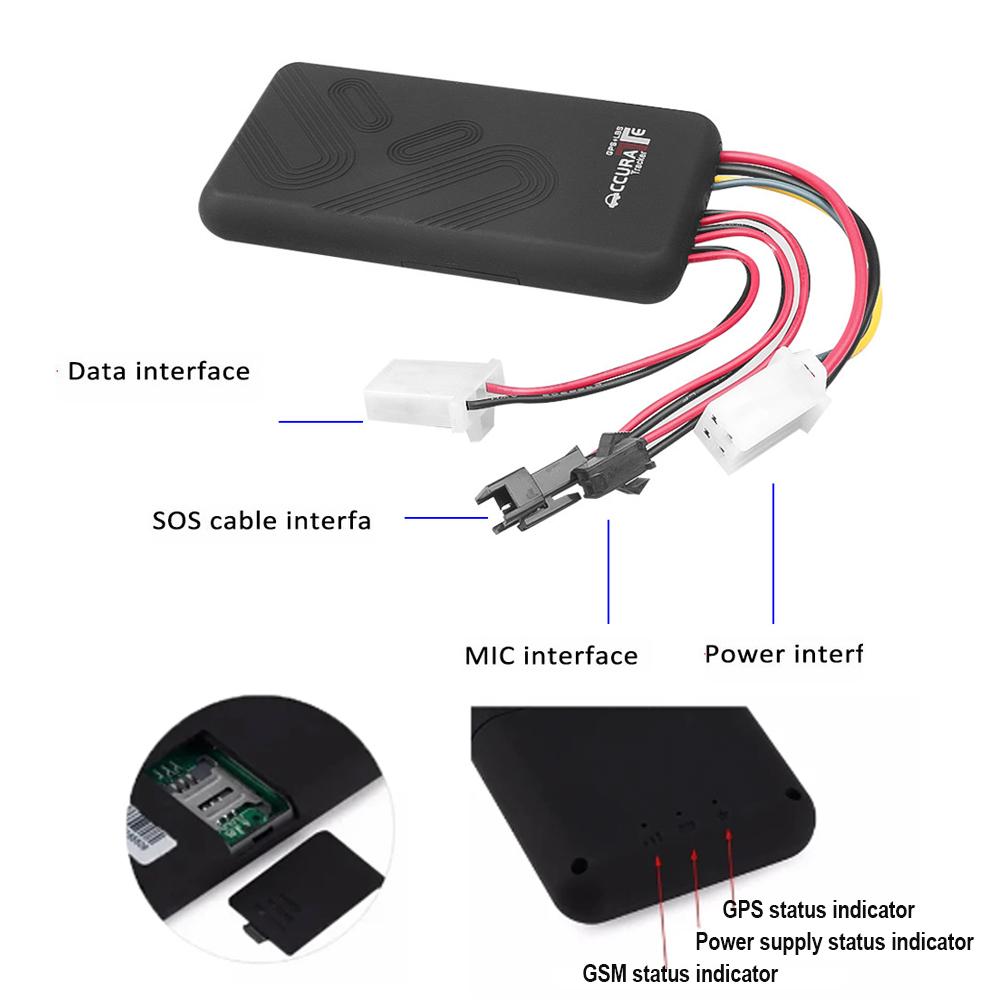 GT06 Автомобильный GPS-трекер SMS GSM GPRS Автомобильный трекер Локатор Противоугонная система слежения Сигнализация Монитор Локатор Пульт дистанционного управления