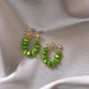 Серьги-гвоздики Green Flower Temperament Same, Серьги-гвоздики, Фабрика сережек